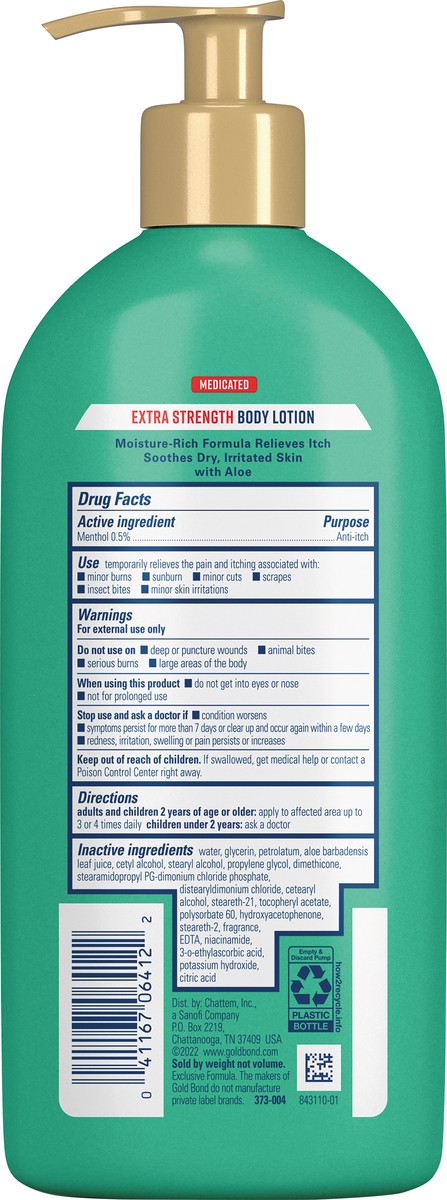 slide 2 of 5, Gold Bond Extra Strength Triple Action Body Lotion, 14 oz