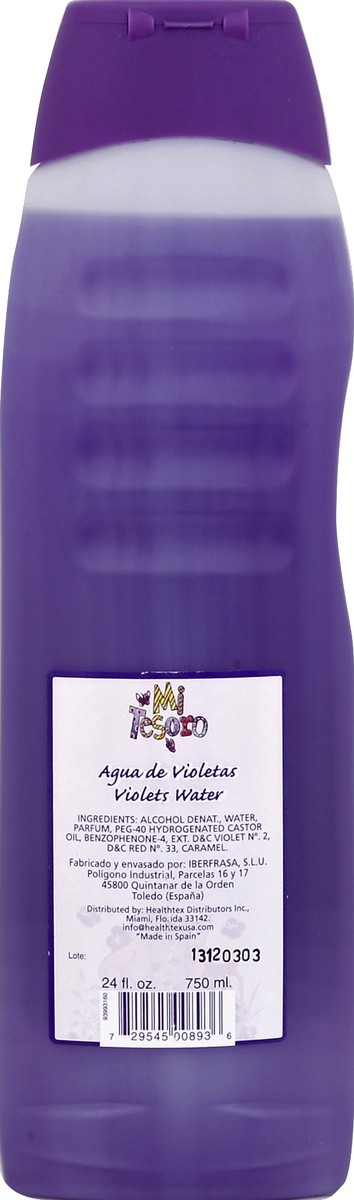 slide 2 of 6, Mi Tesoro Agua De Violetas (Violet Water Baby Colognesplash), 25.3 oz