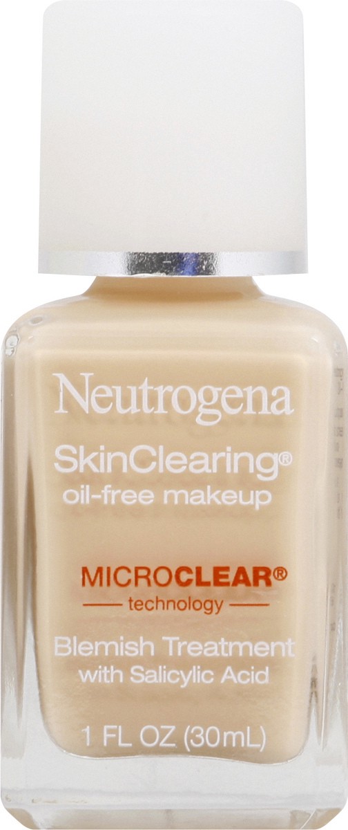 slide 7 of 10, Neutrogena Skin Clearing Liquid Makeup - 10 Classic Ivory, 1 fl oz