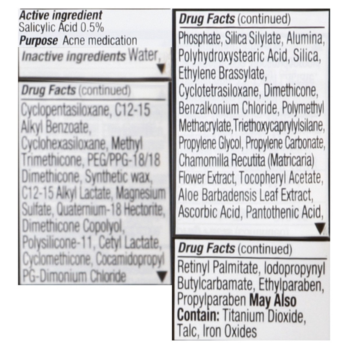 slide 6 of 10, Neutrogena Skin Clearing Liquid Makeup - 10 Classic Ivory, 1 fl oz