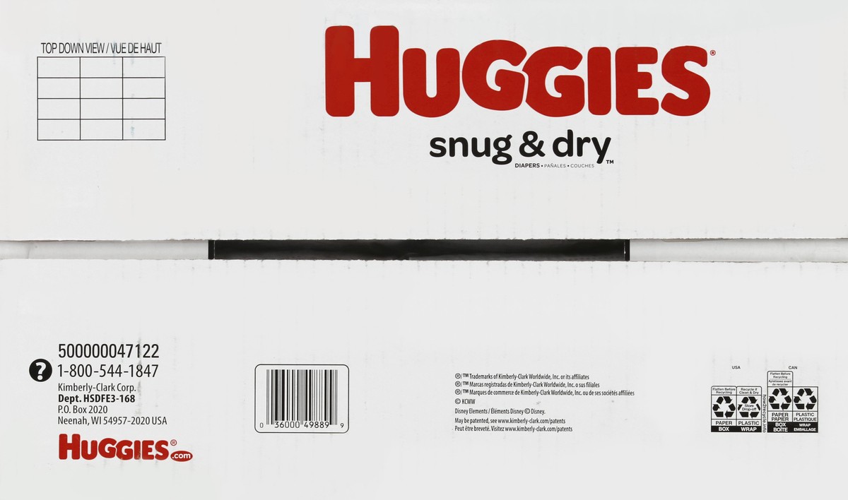 slide 6 of 8, Huggies Snug & Dry Diapers 168 ct, size 3
