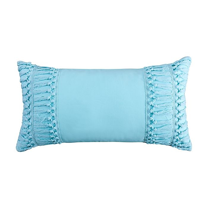 slide 1 of 3, Levtex Home Bailen Oblong Throw Pillow - Teal, 1 ct