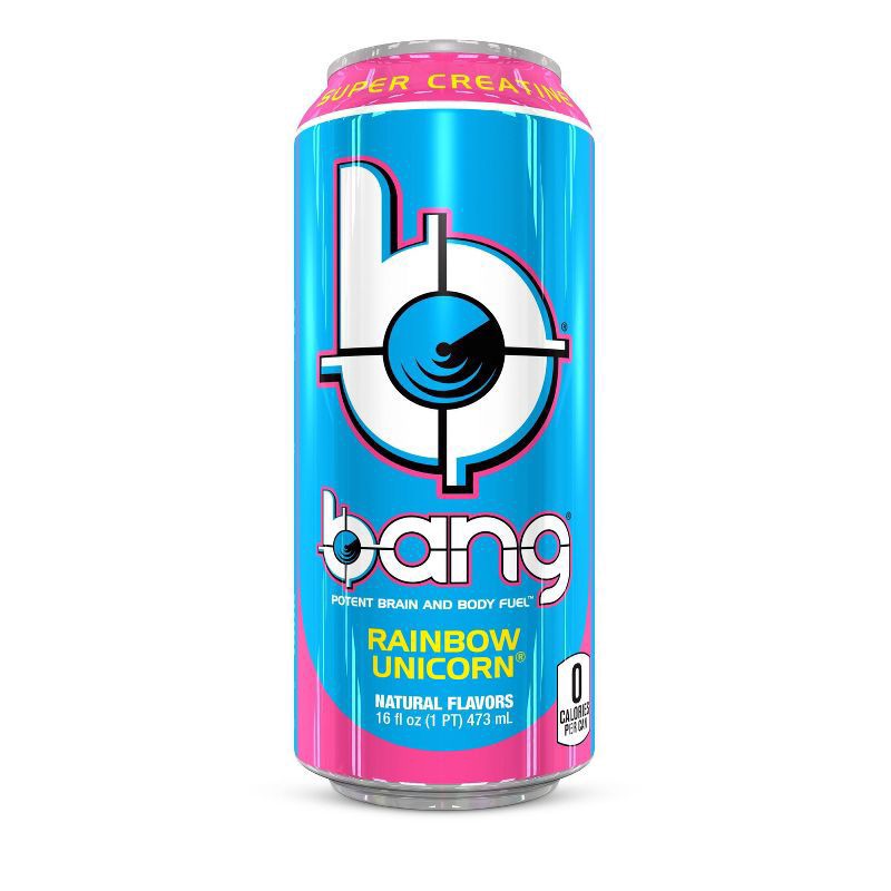 slide 1 of 3, Bang Rainbow Unicorn Energy Drink 16 oz, 16 oz