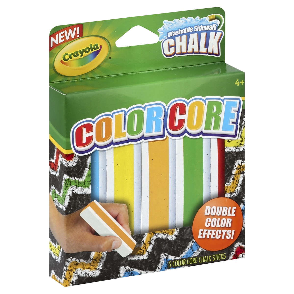 slide 2 of 5, Crayola Color Core Chalk, 1 ct