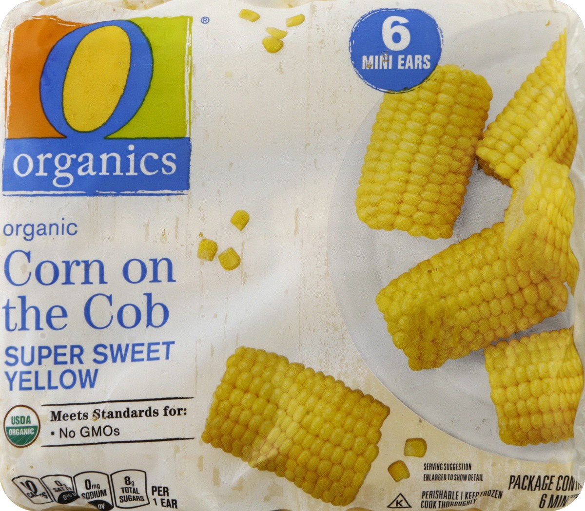 slide 3 of 5, O Organics Mini Corn On The Cob, 6 ct