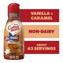 Coffee mate Vanilla Caramel Flavored Coffee Creamer, Non-Dairy, Gluten-Free, 63 Servings - 32 oz