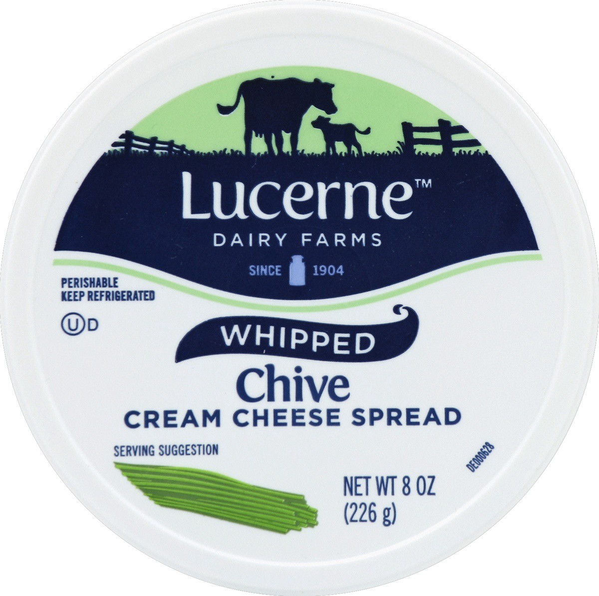 slide 3 of 3, Lucerne Dairy Farms Lucerne Cream Cheese Spread Whipped With Chives - 8 Oz, 8 oz