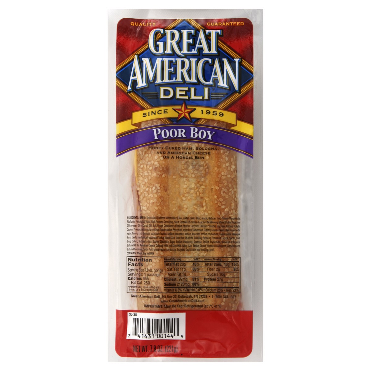 slide 2 of 5, Great American Poor Boy 7.8 oz, 7.8 oz