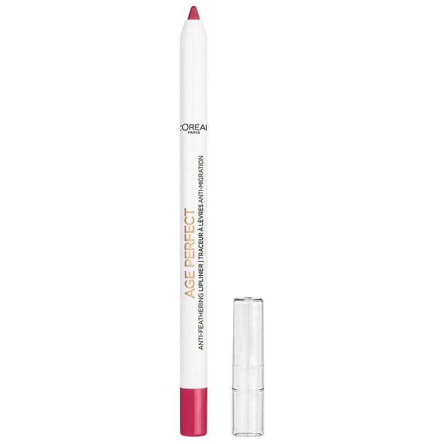 slide 1 of 1, L'Oréal Age Perfect Anti-Feathering Lip Liner - Smooth Application, Splendid Plum, 04 oz