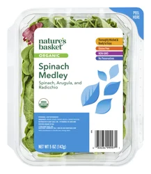 Nature's Basket Organic Spinach Medley