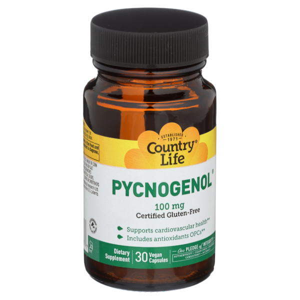 slide 1 of 1, Country Life Pycnogenol 100mg, 1 ct