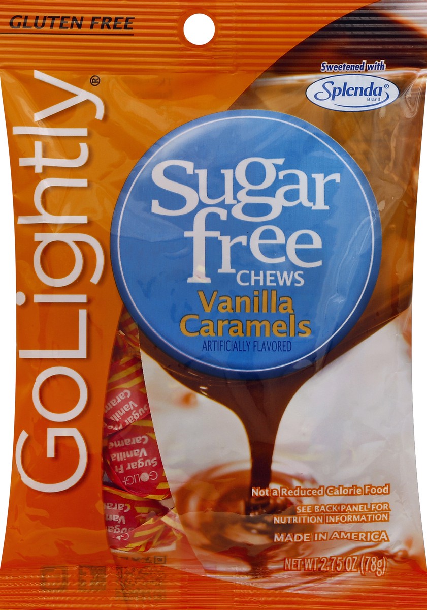 slide 3 of 3, Go Lightly Chews, Sugar Free, Vanilla Caramels, 2.75 oz