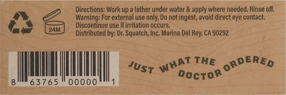 slide 3 of 9, Dr. Squatch Men's Natural Heavy Grit Pine Tar Soap 5 oz, 5 oz