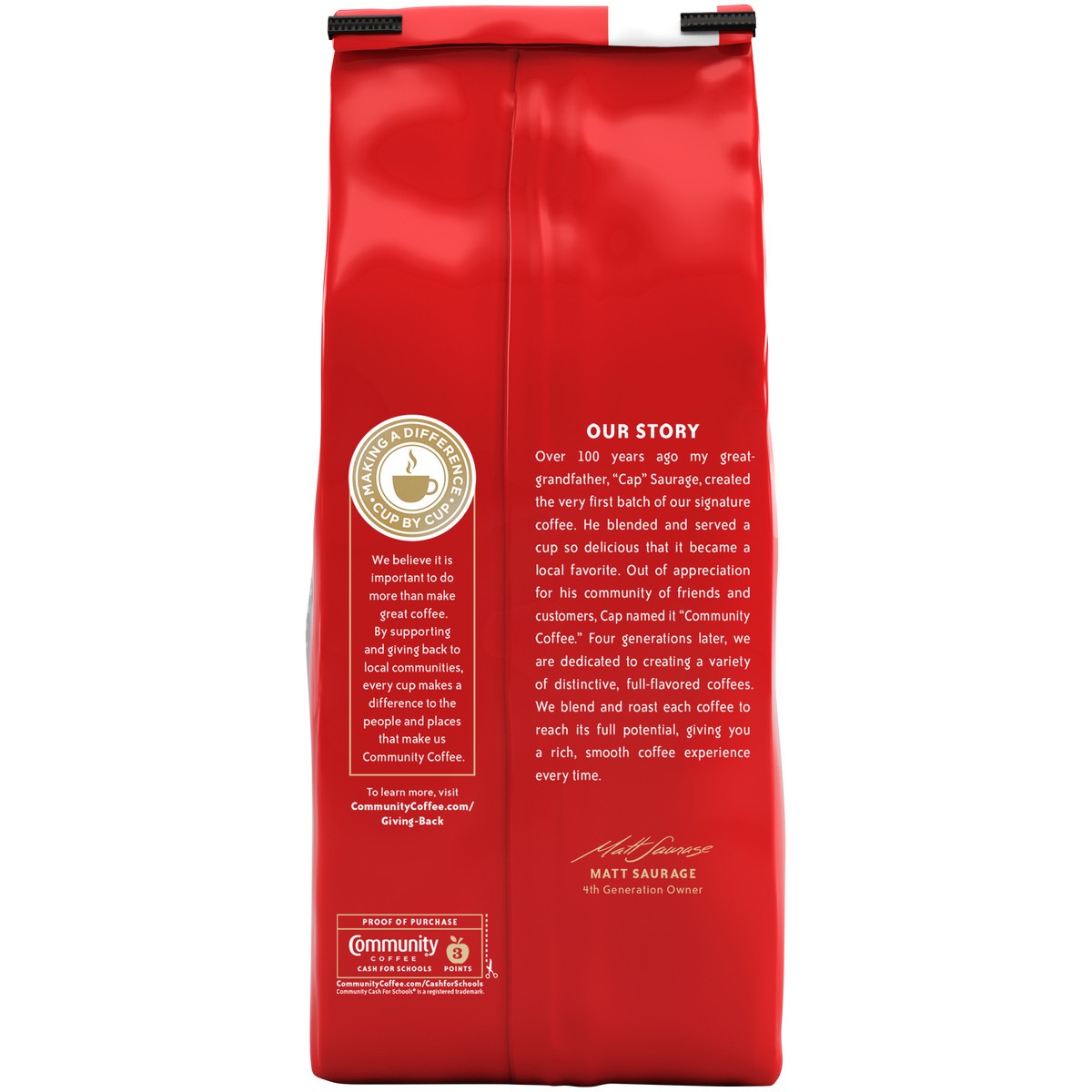 slide 7 of 9, Community Coffee & Chicory Medium Roast Ground Coffee - 32oz, 32 oz