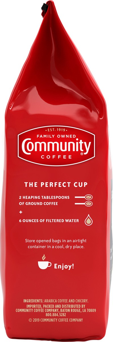 slide 6 of 9, Community Coffee & Chicory Medium Roast Ground Coffee - 32oz, 32 oz