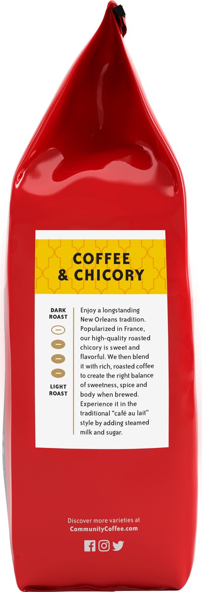 slide 5 of 9, Community Coffee & Chicory Medium Roast Ground Coffee - 32oz, 32 oz