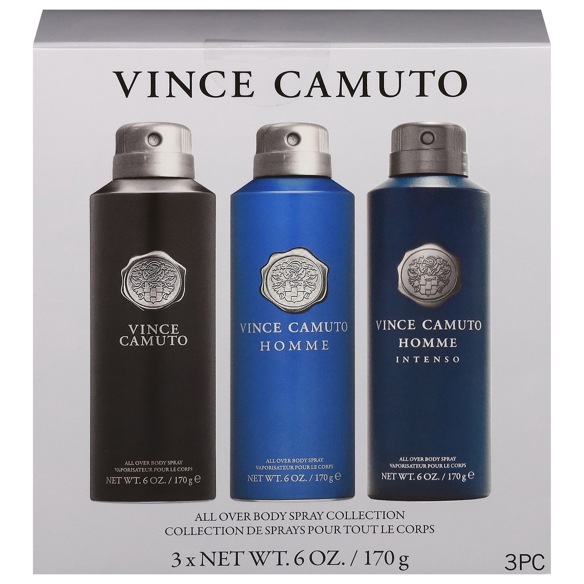 slide 3 of 4, Vince Camuto Man/Homme/Homme Intenso Body Spray Collection 3 - 6 oz Bottles, 3 ct