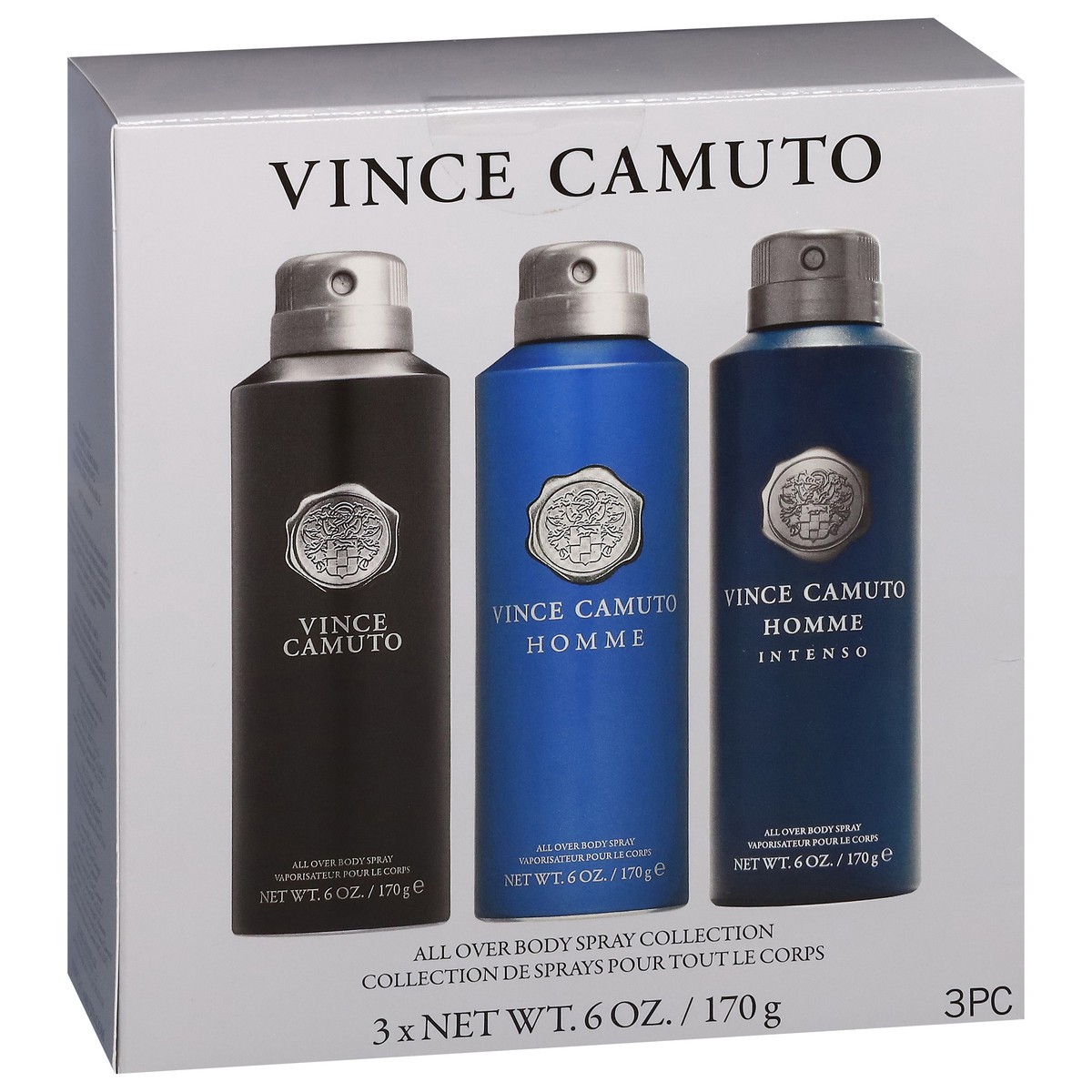 slide 2 of 4, Vince Camuto Man/Homme/Homme Intenso Body Spray Collection 3 - 6 oz Bottles, 3 ct