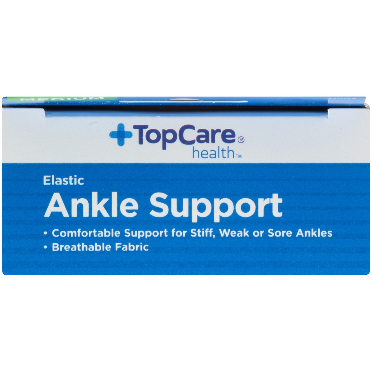 slide 4 of 8, TopCare Ankle Support, Elastic, Medium, 1 ct