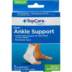 TopCare Ankle Support, Elastic, Medium
