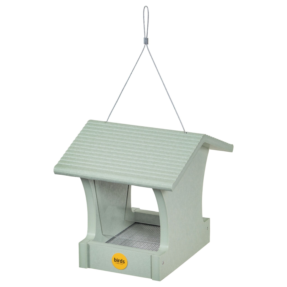 slide 1 of 5, BIRDS CHOICE Bird's Choice Small Hopper Bird Feeder, Green Solutions, 1 ct