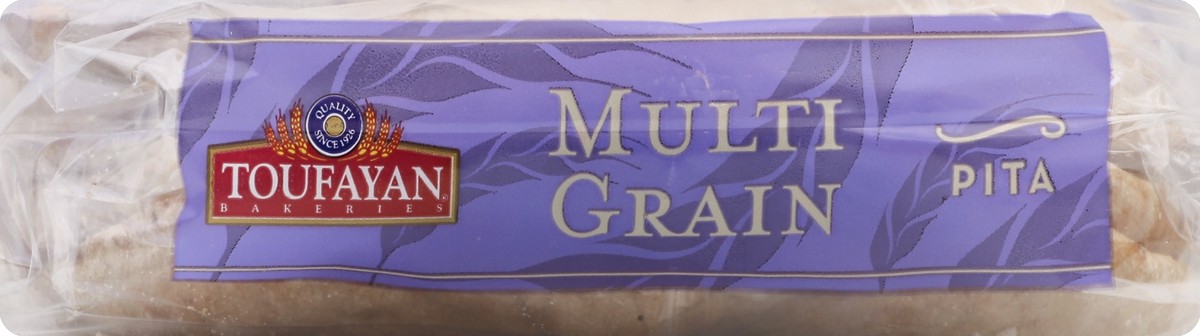 slide 4 of 5, Toufayan Bakeries Hearth Baked Multi Grain Pita 6 ea, 12 oz