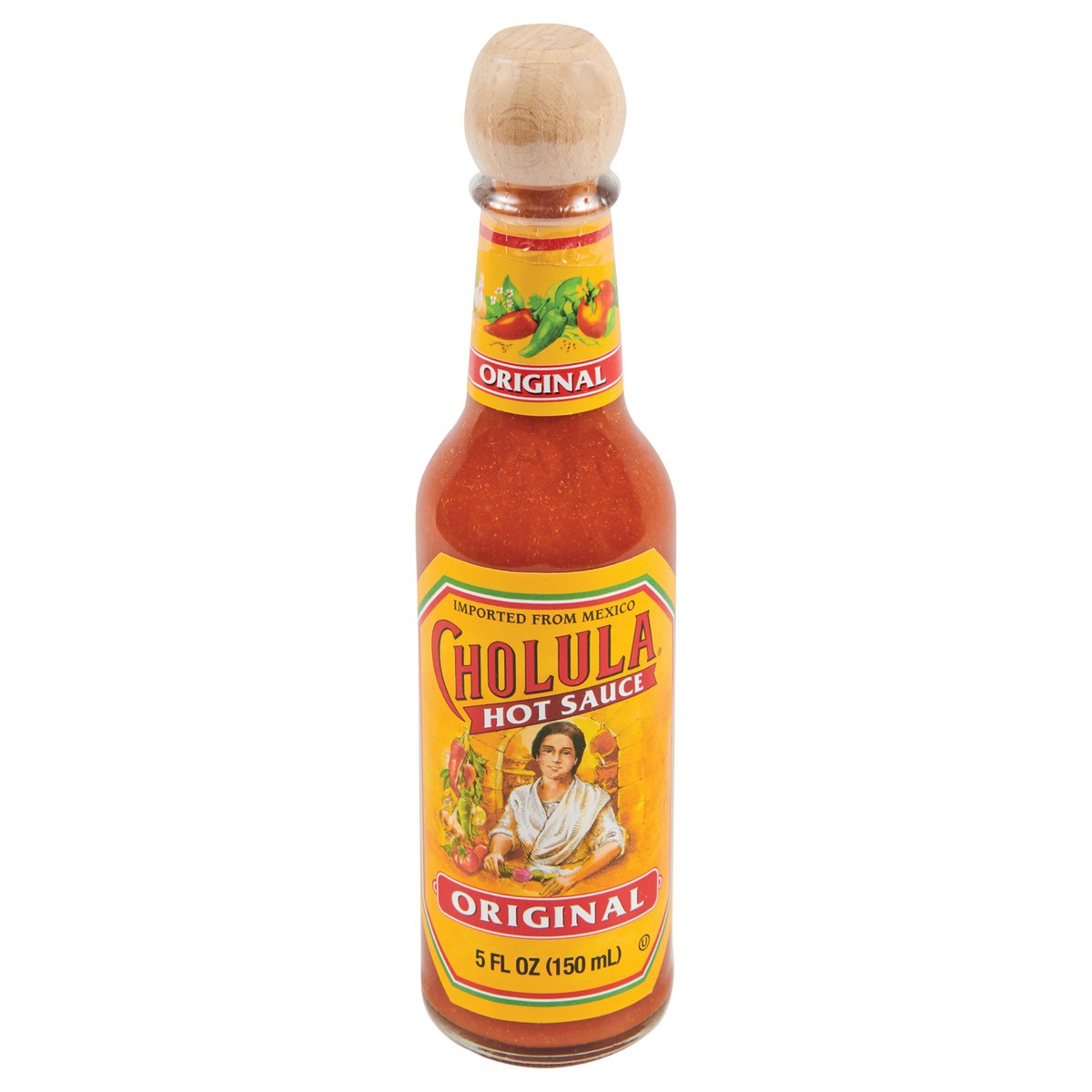 slide 1 of 5, Cholula Original Hot Sauce, 5.0 fl oz, 5 fl oz