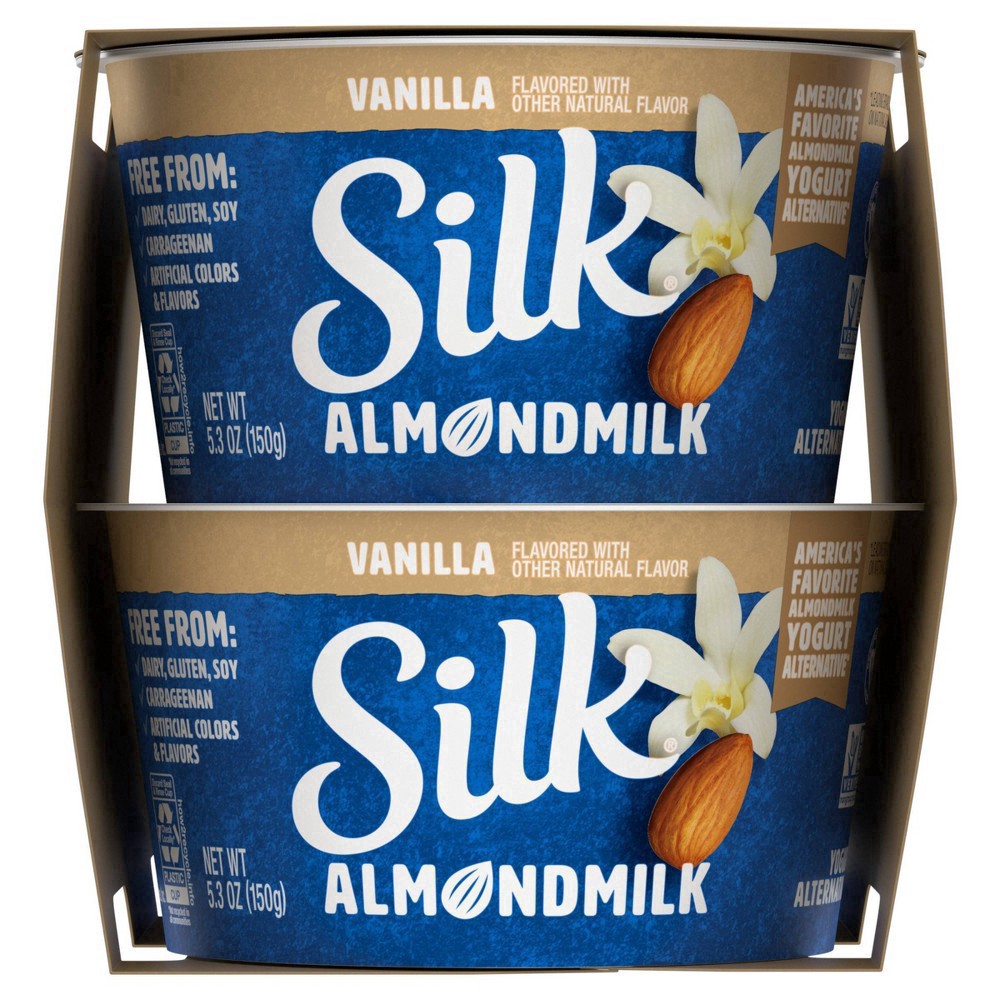 slide 31 of 37, Silk Vanilla Almond Milk Yogurt Alternative - 4ct/5.3oz Cups, 4 ct; 5.3 oz