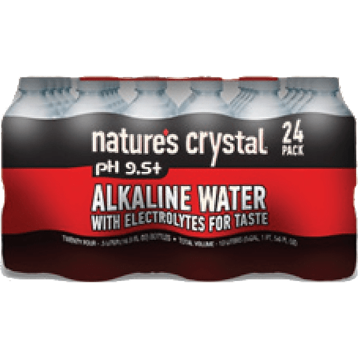 slide 1 of 1, Nature's Crystal Alkaline Water - 1/2 liter, 1/2 liter