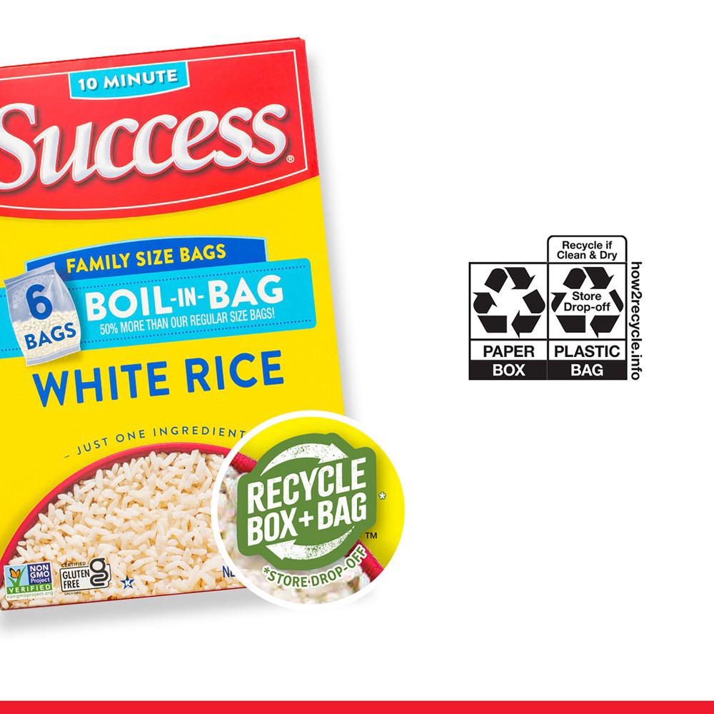 slide 11 of 13, Success Family Size Boil-in-Bag White Rice - 2lbs, 2 lb