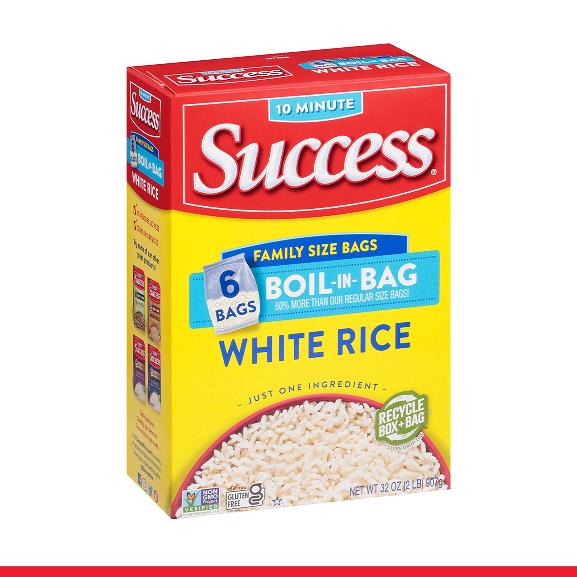 slide 5 of 13, Success Family Size Boil-in-Bag White Rice - 2lbs, 2 lb