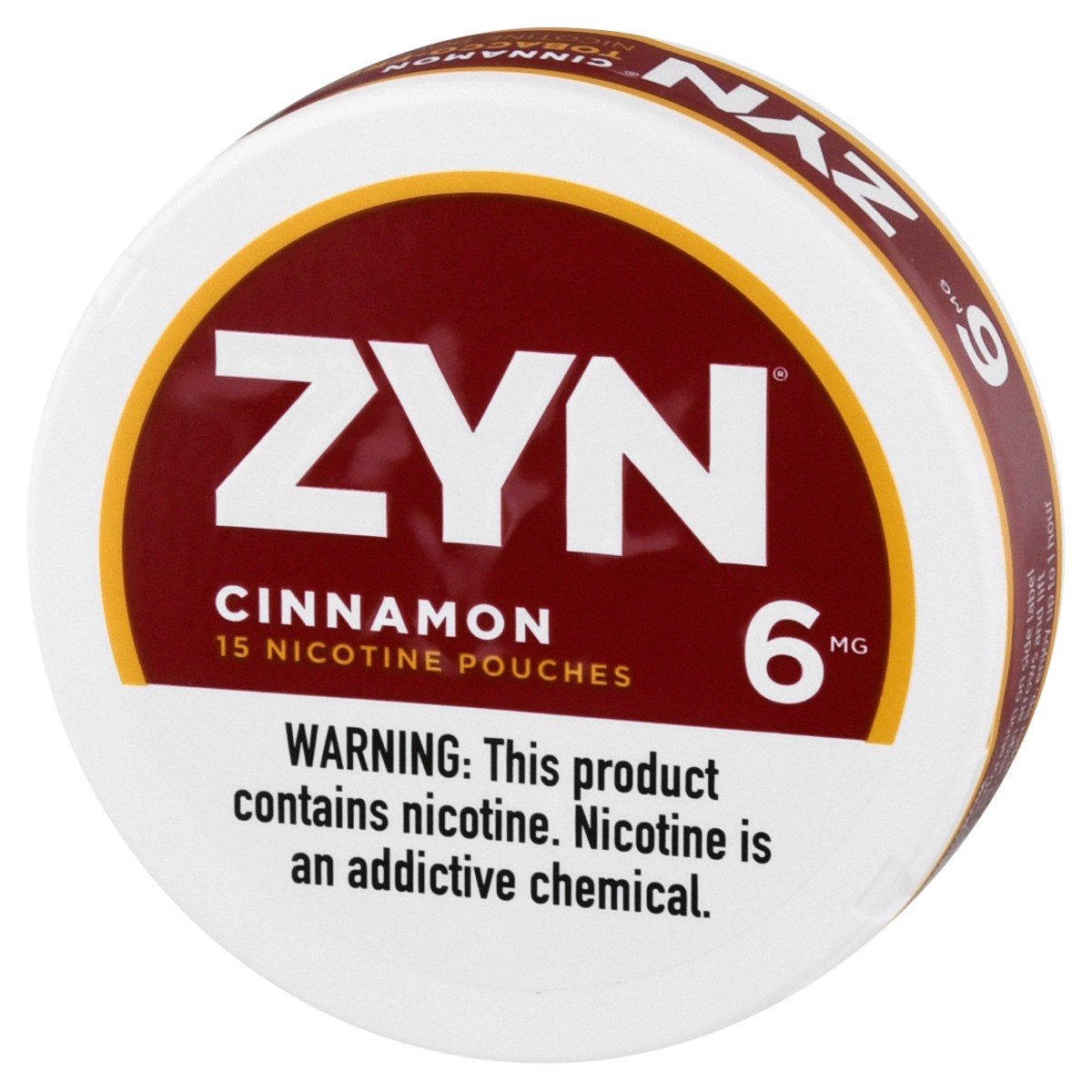 slide 6 of 9, ZYN 6 mg Cinnamon Nicotine Pouches 15 ea, 