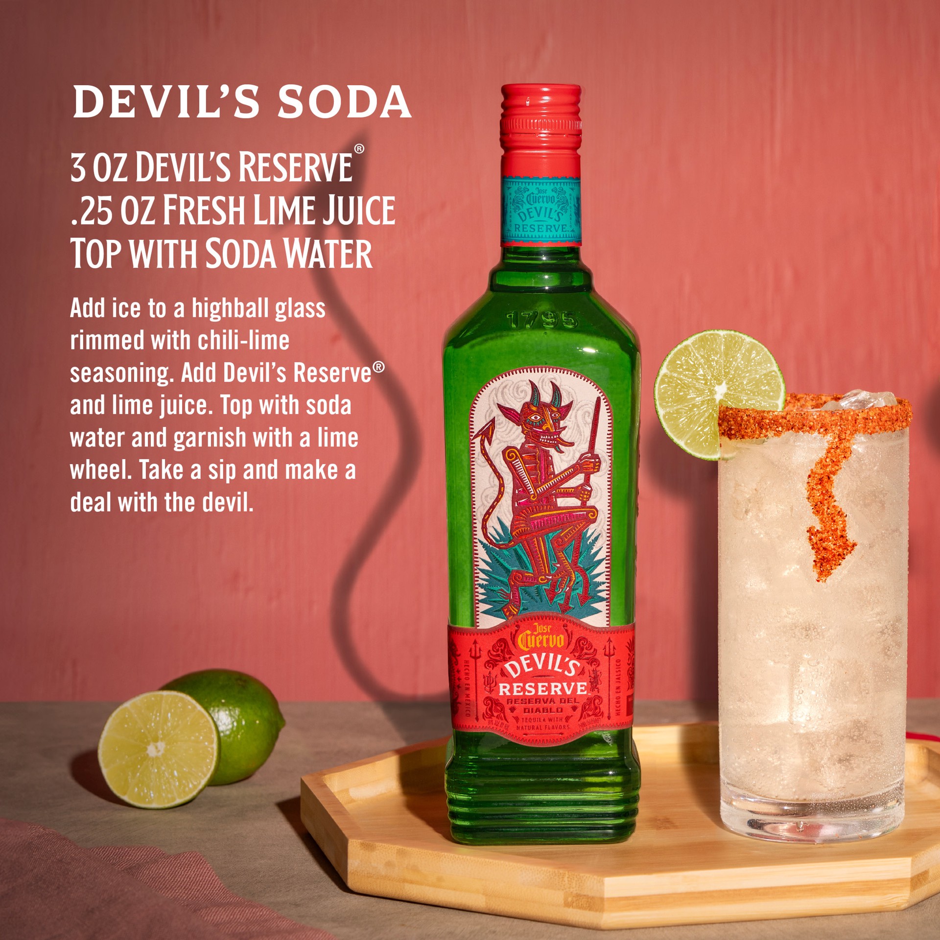 slide 10 of 10, Jose Cuervo Devil's Reserve Tequila 60 Proof (1 L), 1 liter