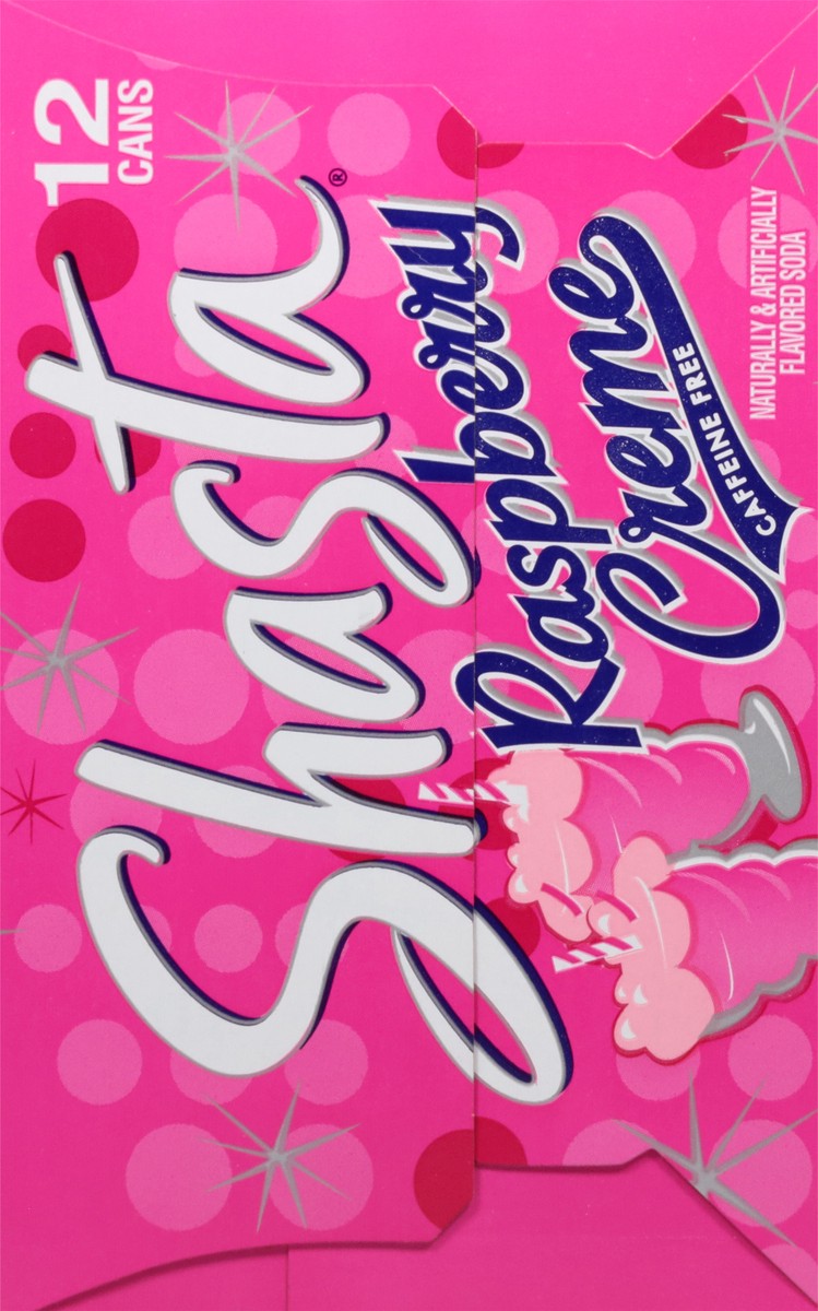 slide 7 of 9, Shasta Caffeine Free Raspberry Creme Soda 12 - 12 fl oz Cans, 144 oz