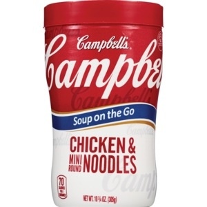 slide 1 of 1, Campbell's Soup At Hand Chicken With Mini Noodles, 10.75 oz