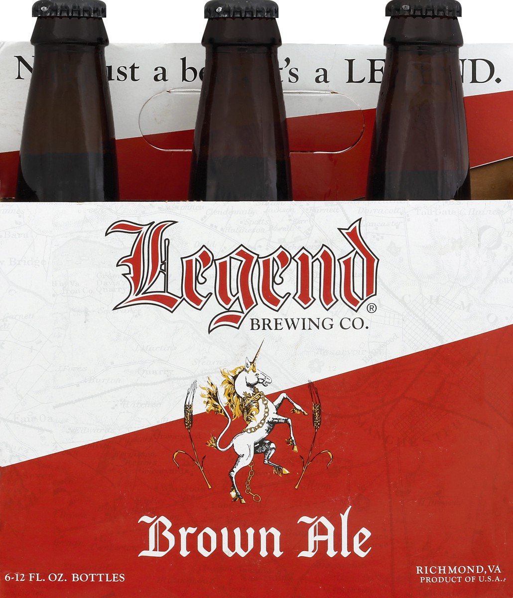 slide 3 of 6, Legend's Brown Ale, 6 ct; 12 oz