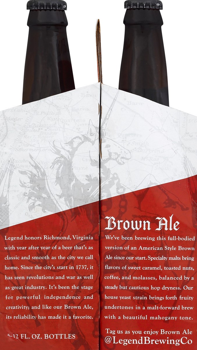 slide 2 of 6, Legend's Brown Ale, 6 ct; 12 oz