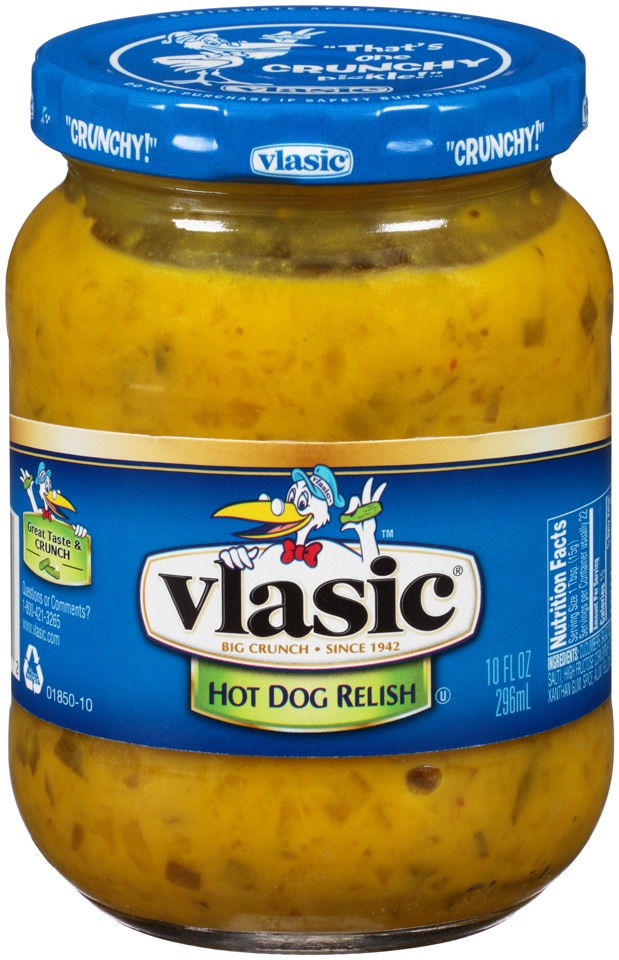 slide 1 of 1, Vlasic Hot Dog Relish, 10 oz