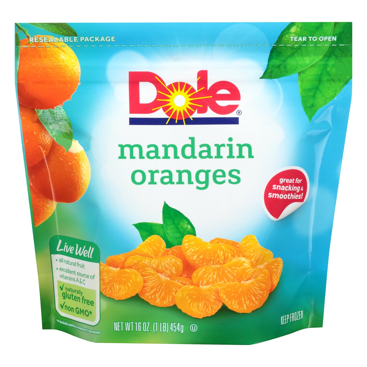 slide 12 of 12, Dole Mandarin Oranges 16 oz. Bag, 16 oz