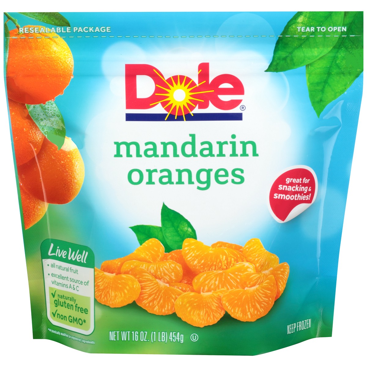 slide 1 of 12, Dole Mandarin Oranges 16 oz. Bag, 16 oz