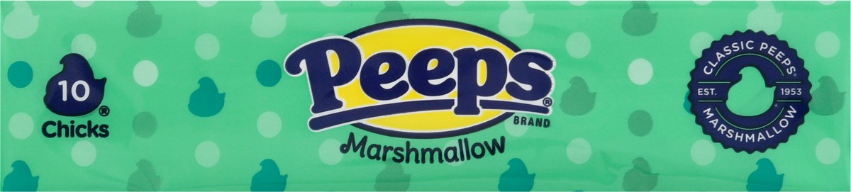 slide 2 of 14, Peeps Holiday Green Chicks 10Ct, 3 oz