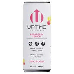 UPTIME Energy Raspberry Lemon Sugar Free Energy Drink, 12 fl oz
