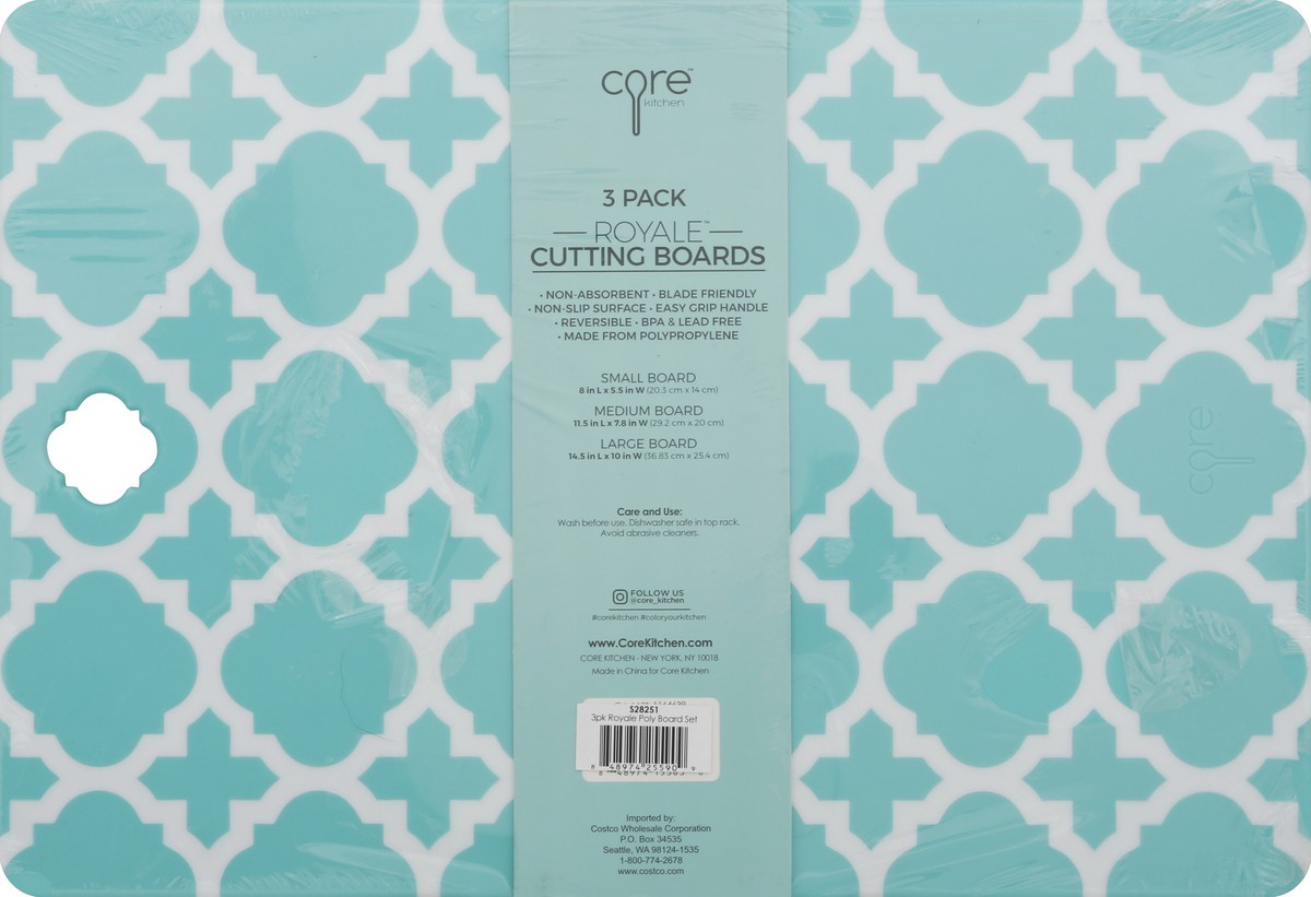 slide 8 of 8, CORE Cutting Boards 1 ea, 3 ct