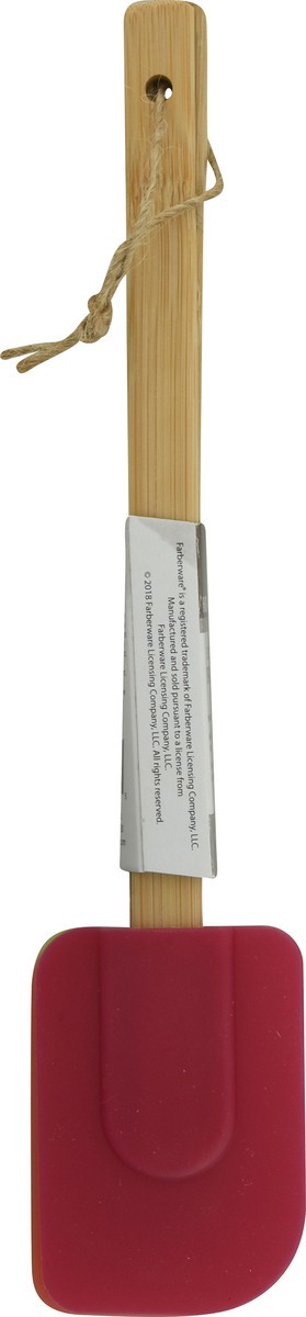slide 2 of 9, Farberware Multi-color Silicone Spatula With Bamboo Handle Set, 1 ct