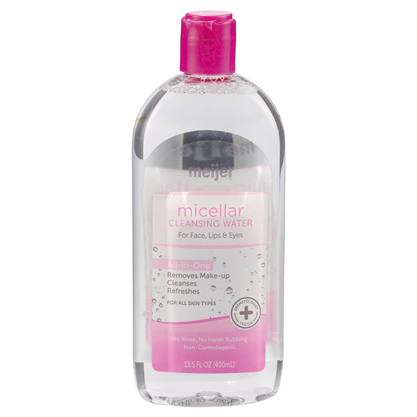 slide 1 of 1, Meijer 3-in-1 Micellar Cleansing Water, 13.5 oz