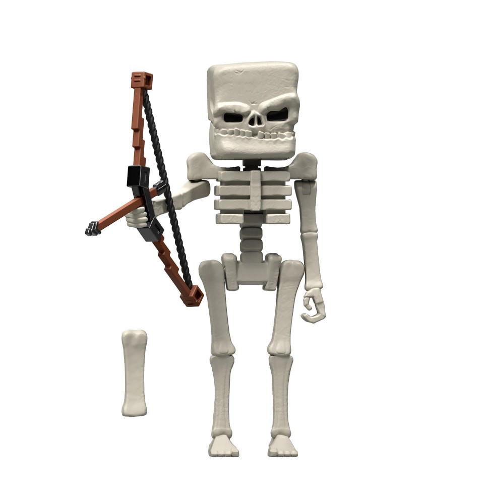 slide 3 of 6, Mattel® Minecraft Skeleton Figure, 1 ct