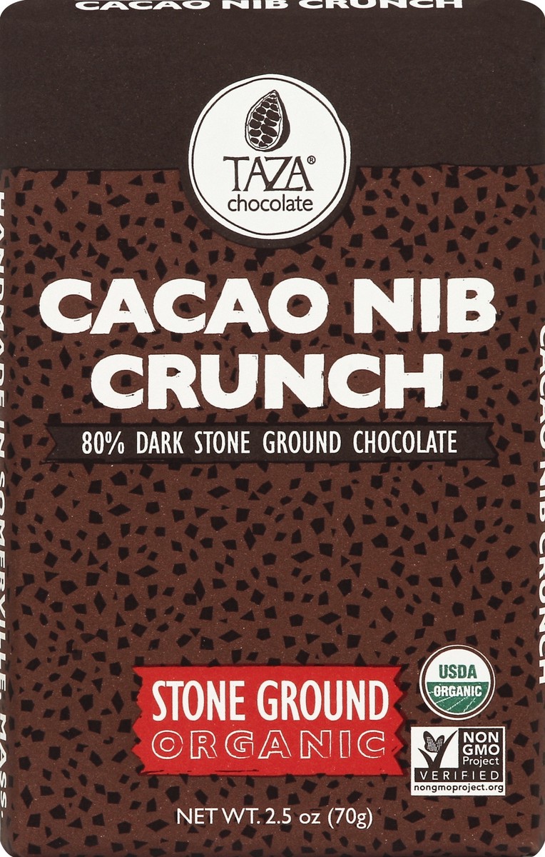 slide 5 of 5, Taza Chocolate Amaze Bar Cacao Nib Crunch, 2.5 oz