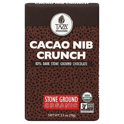 slide 1 of 1, Taza Chocolate Amaze Bar Cacao Nib Crunch, 2.5 oz