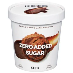 Keto Pint Triple Chocolate Brownie Ice Cream 1 pt