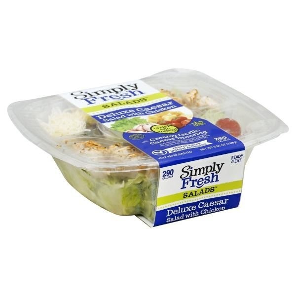 slide 1 of 1, Simply Fresh Salads - Deluxe Caesar with Chicken, 6.65 oz